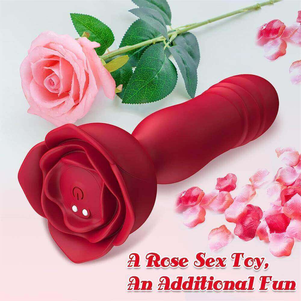Rose Toy App-Controlled  Thrusting Anal Vibrator - Image 5