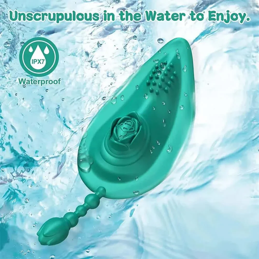 APP Remote Control Quiet Rose Toy Panties Vibrator - Image 5