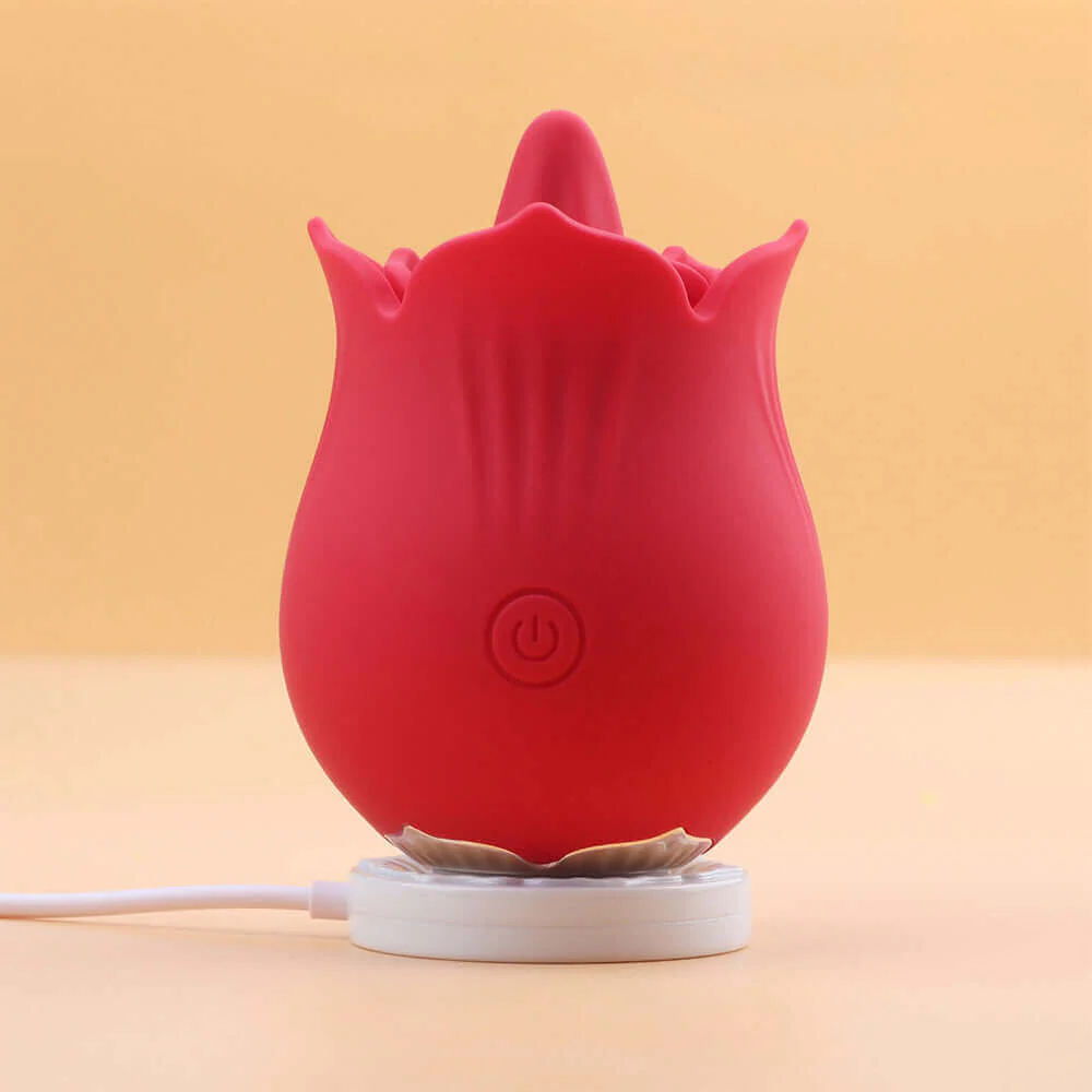 Rose Tongue Licking Clitoral Nipple Vibrator - Image 3