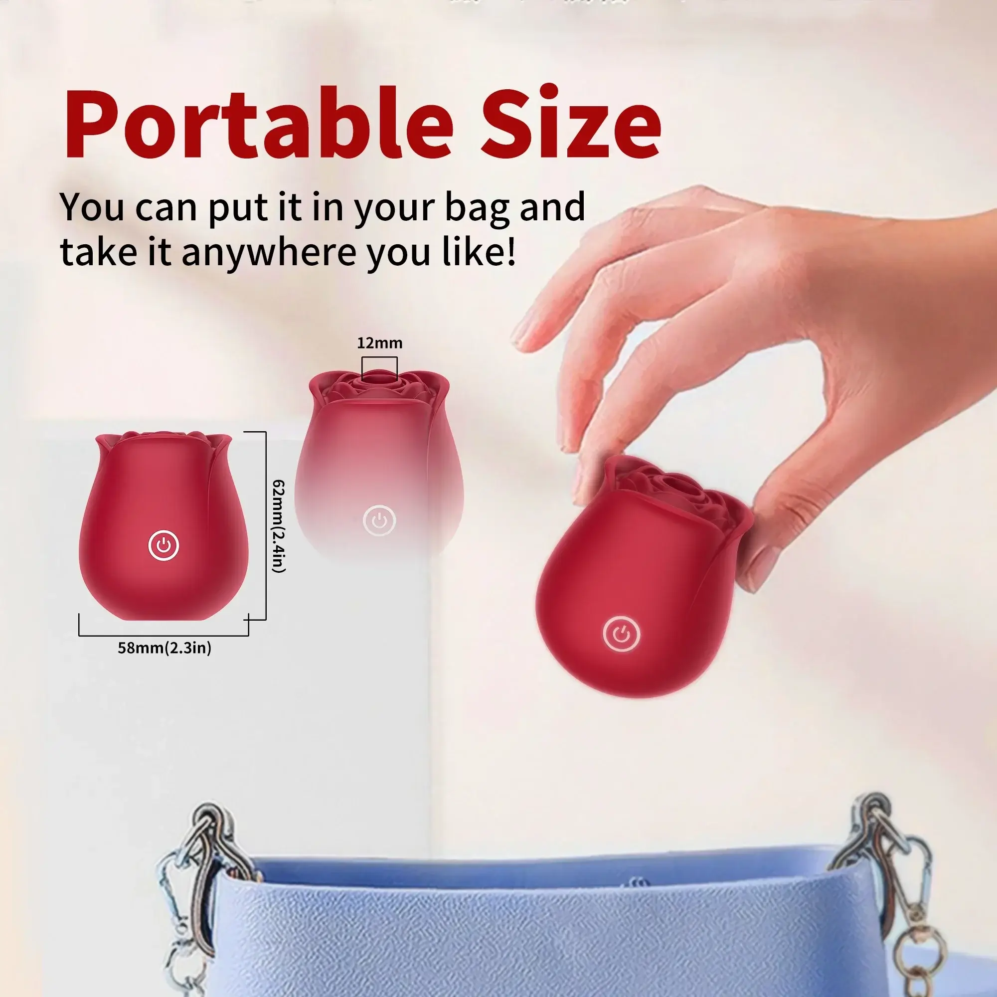 Rose Toy® Vibrator Classic Sucking - Image 16