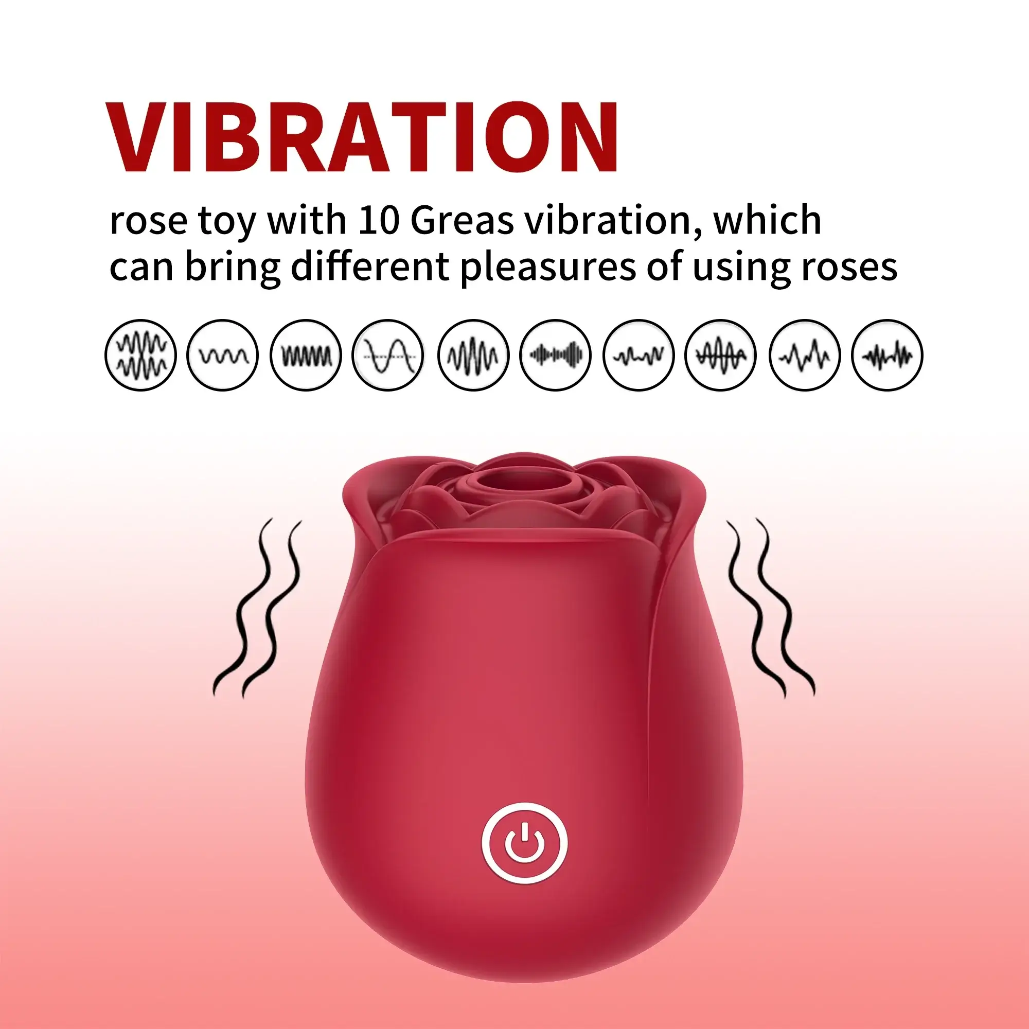 Rose Toy® Vibrator Classic Sucking - Image 35