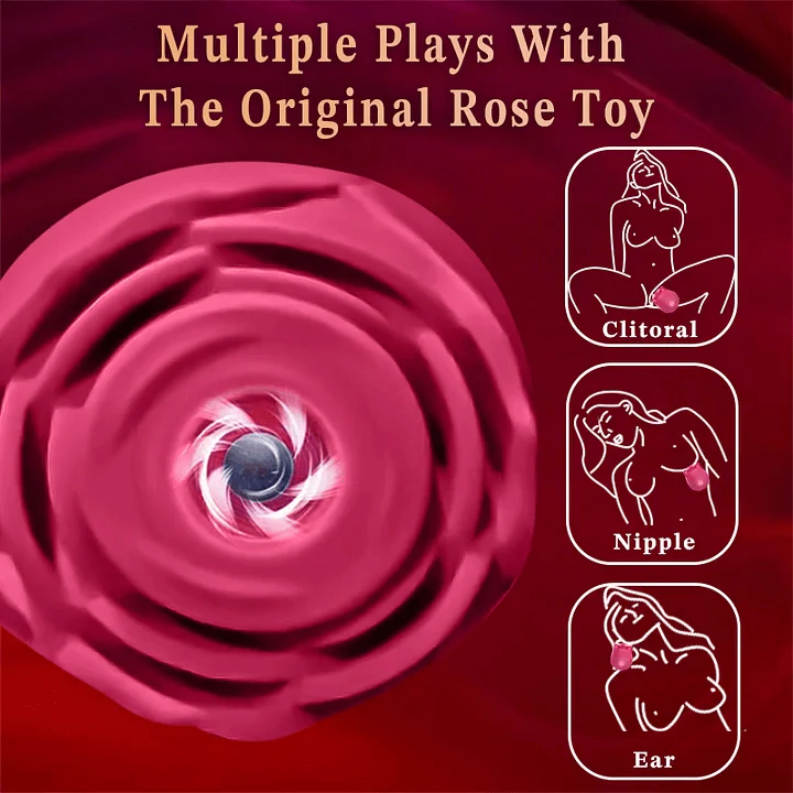 Rose Toy® Vibrator Classic Sucking - Image 3