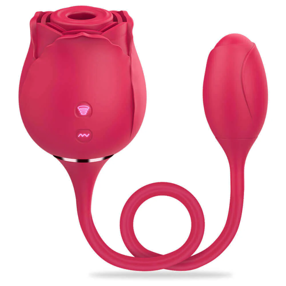 Rose Toy Clit Sucker & Vibrating Egg - Image 4
