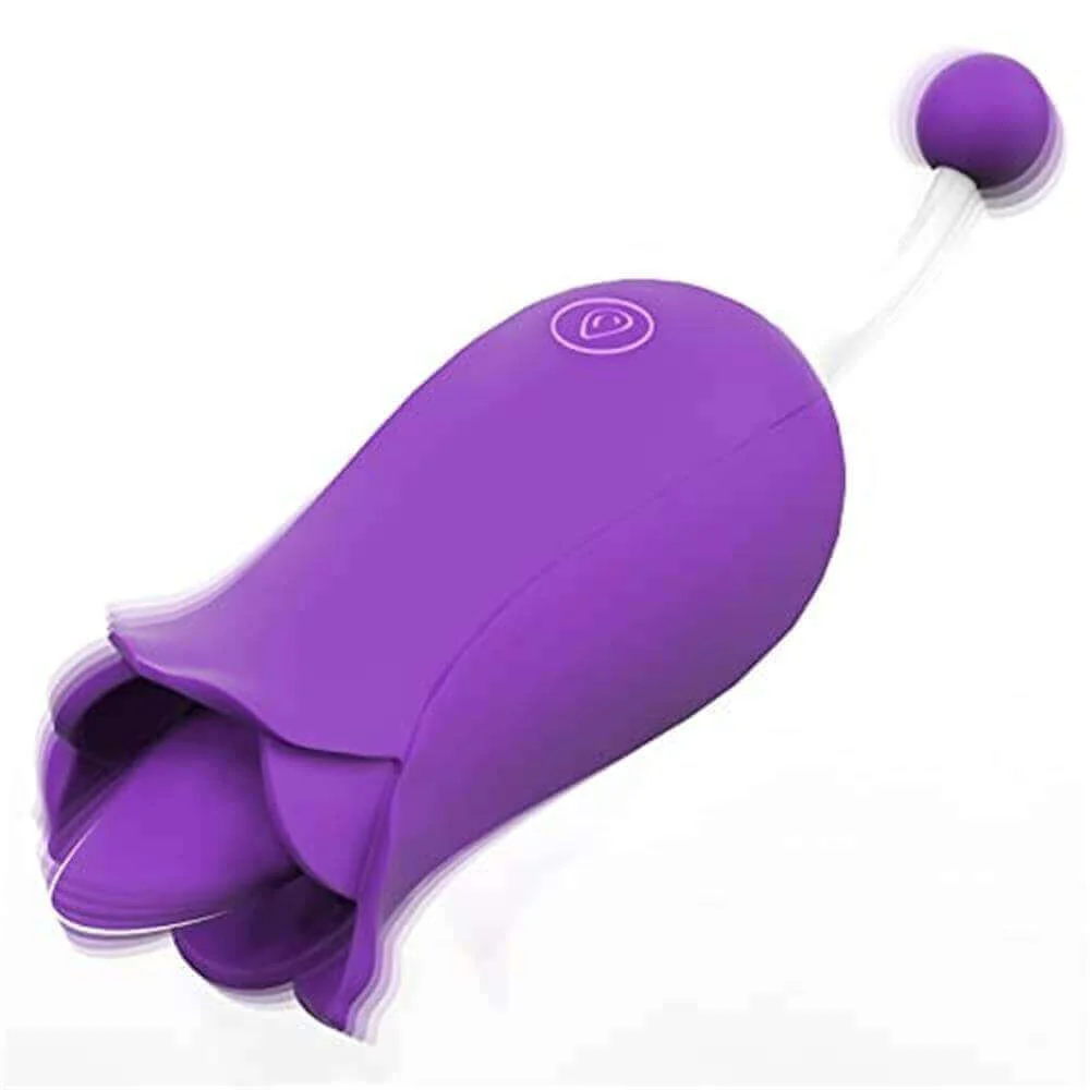 Flower Clit Vibrator and Tongue Licker with G Spot Stimulator - Image 7