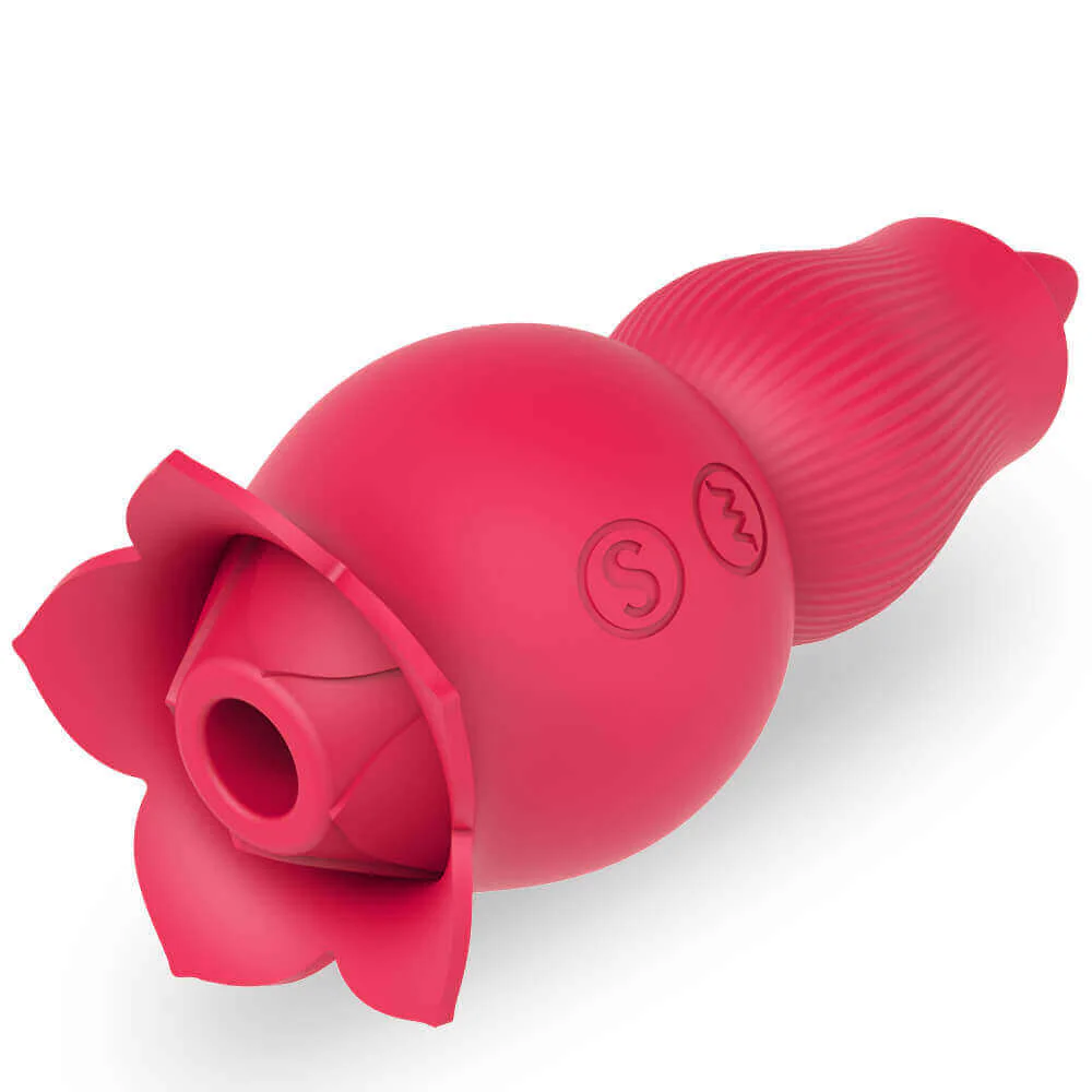 2 in 1 Rose Vibration & Tongue-Licking vibrator - Image 3