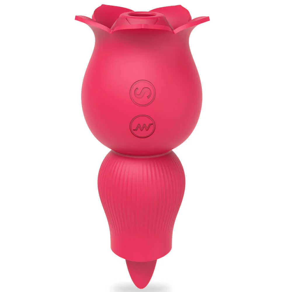 2 in 1 Rose Vibration & Tongue-Licking vibrator - Image 4