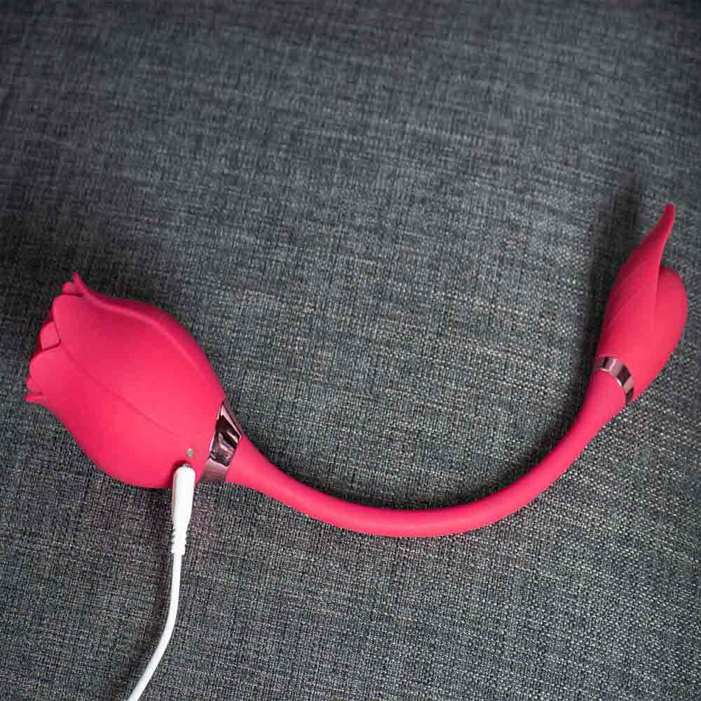 Rose Sucking Vibrator with Love Egg Vibe - Image 4