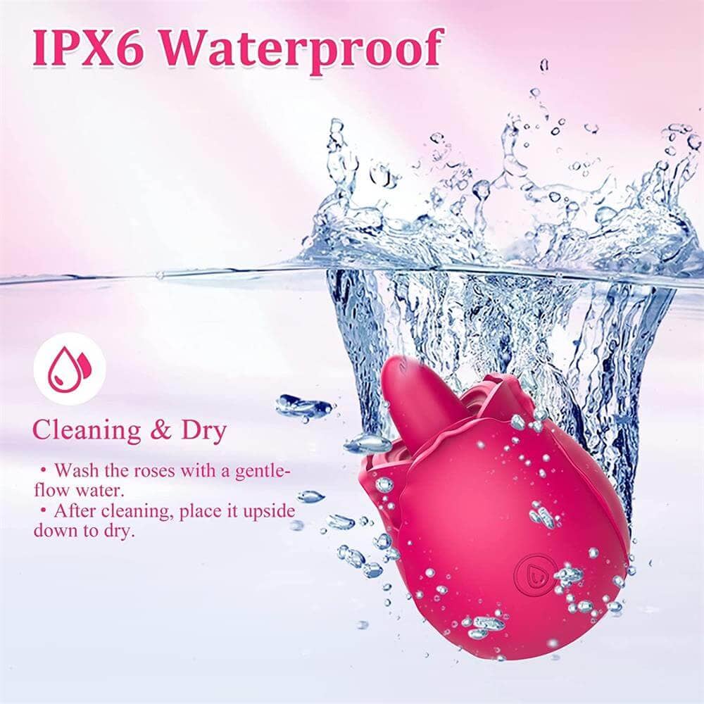 Rose Vibrator: Advanced Tongue Licking & Vibrating Sensation - Image 3