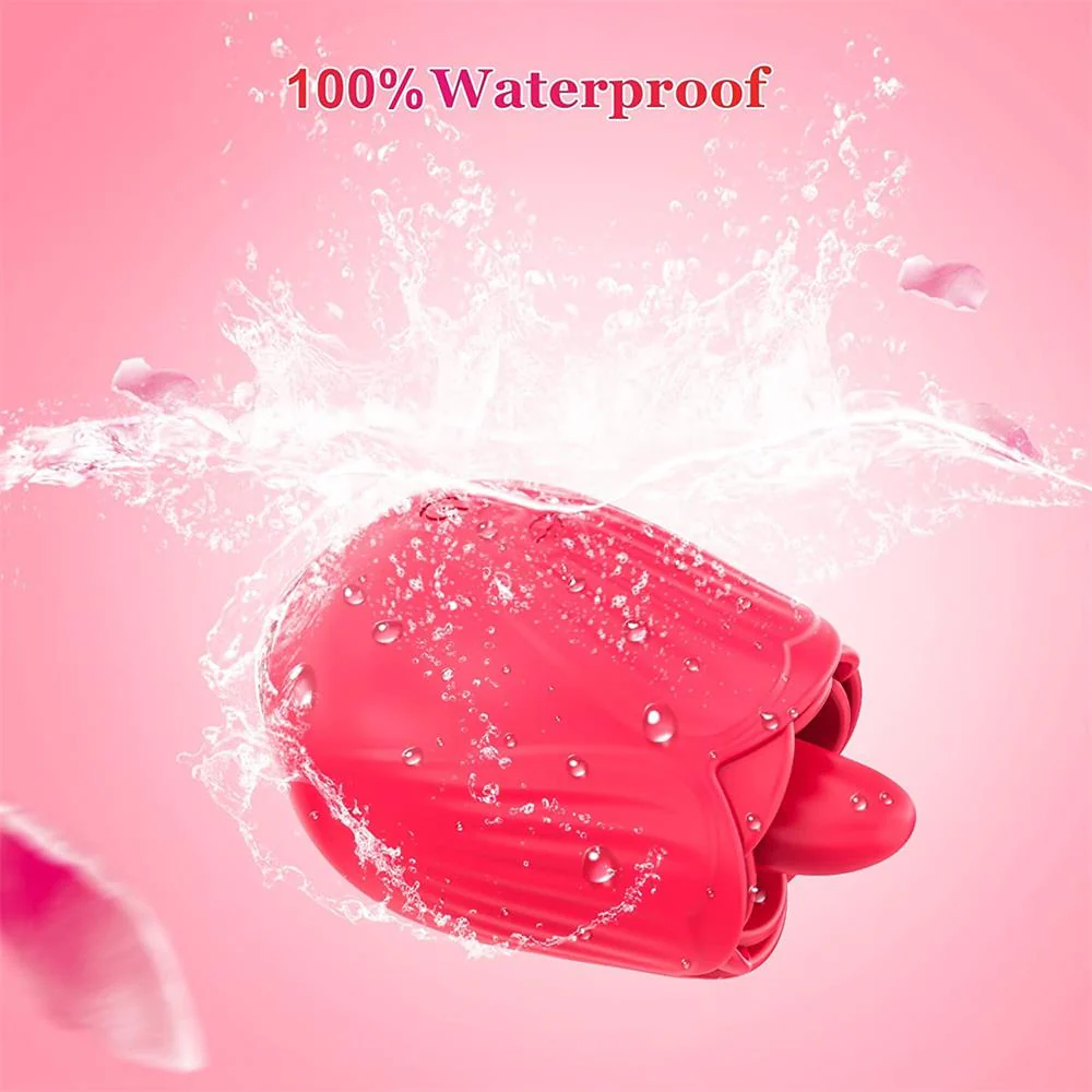 Rose Toy Clit Vibrator and Tongue Licker - Image 6